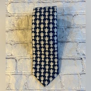 VINEYARD VINES CUSTOM COLLECTION TROPHY GRAPHIC SILK USA MADE TIE